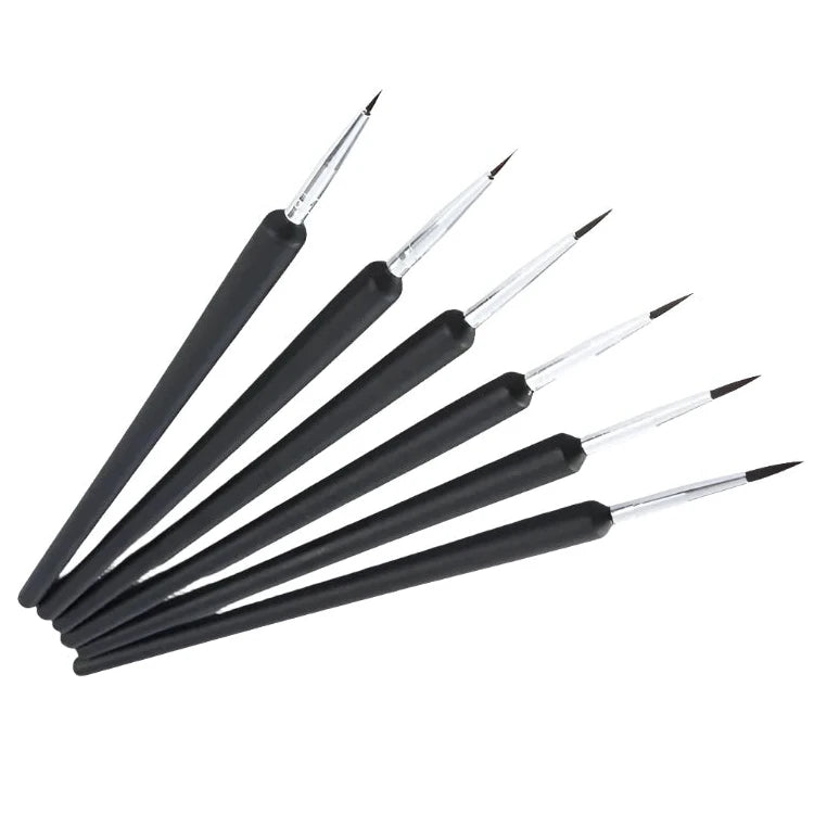 Detail Liner Brushes- set of 6