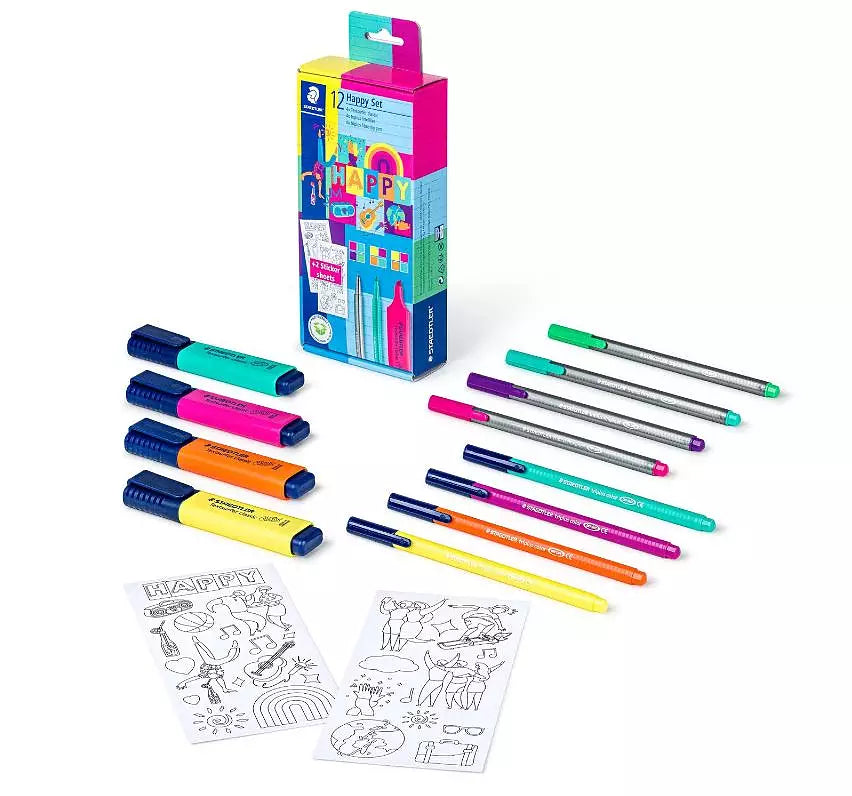 Staedtler 12 Happy set