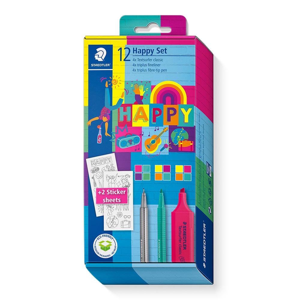 Staedtler 12 Happy set