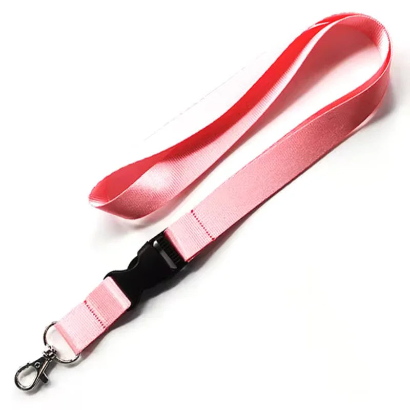 Lanyards for ID Badges Holder Neck Strap Lanyard with Safety Breakaway Buckle and Detachable Swivel Hooks