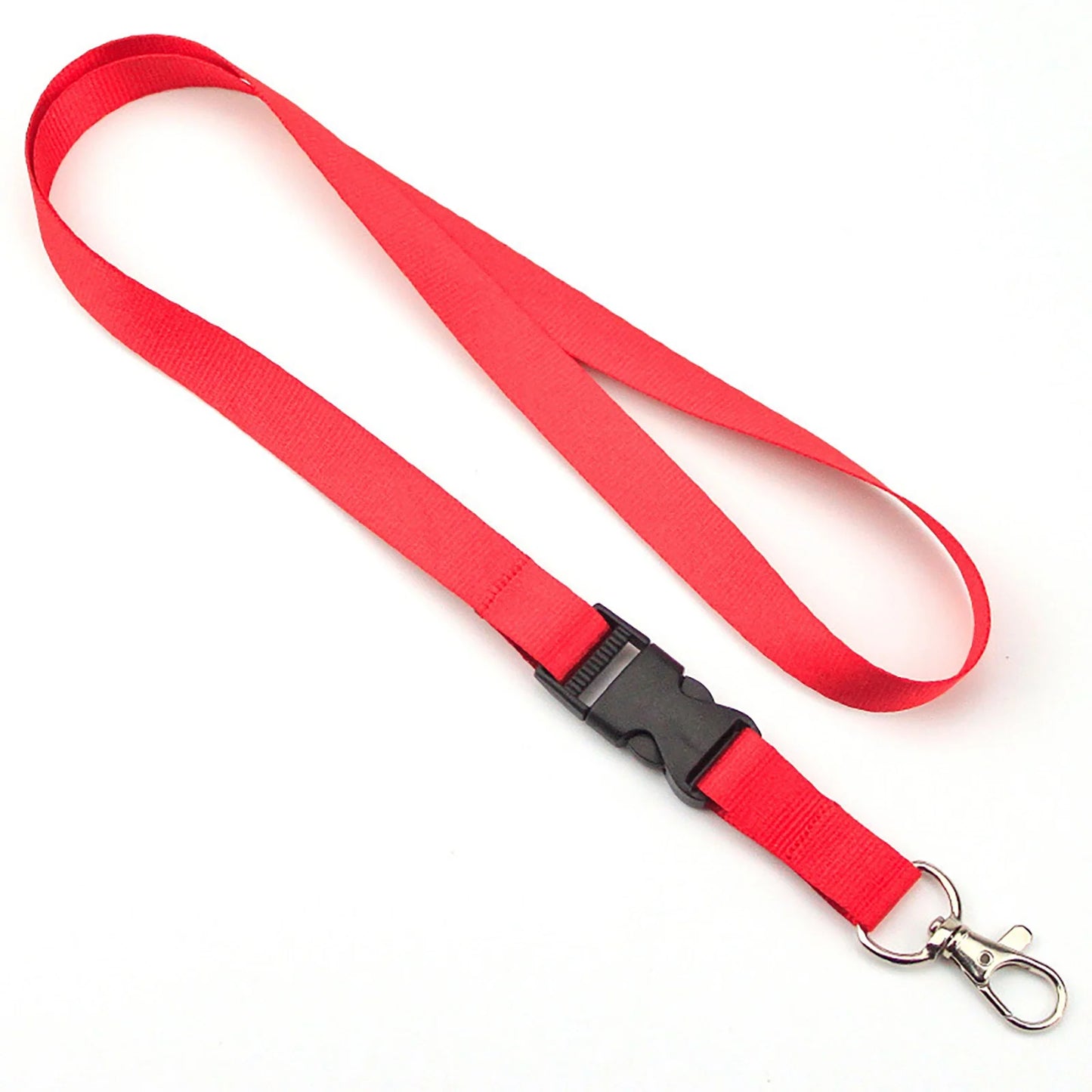 Lanyards for ID Badges Holder Neck Strap Lanyard with Safety Breakaway Buckle and Detachable Swivel Hooks