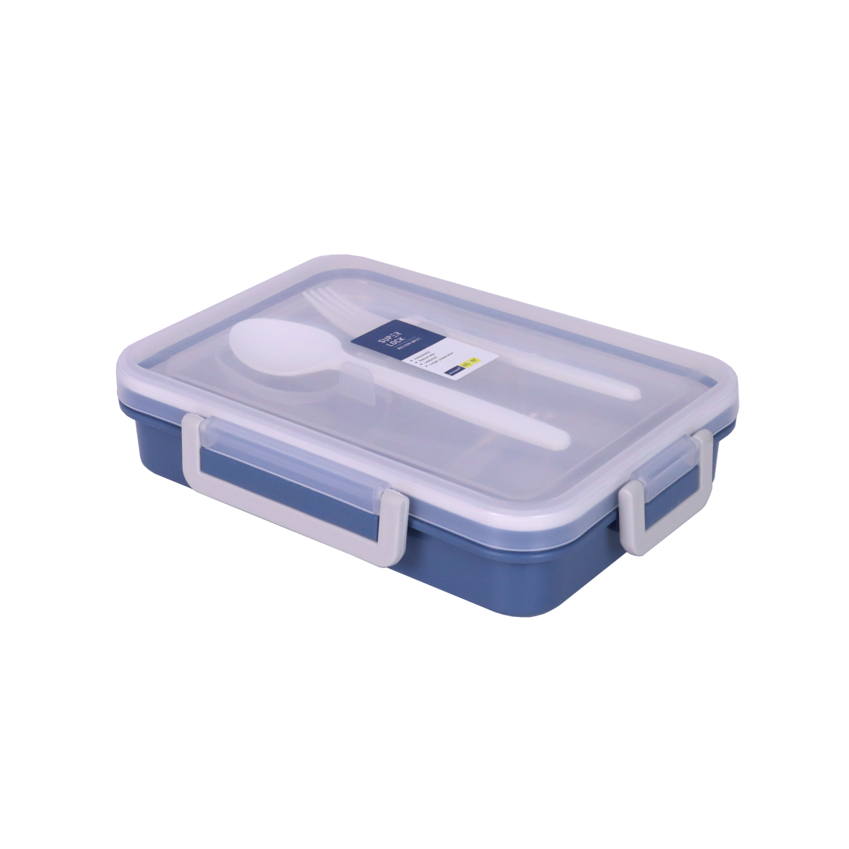 Super Lock Stainless Box with Cutlery #6236