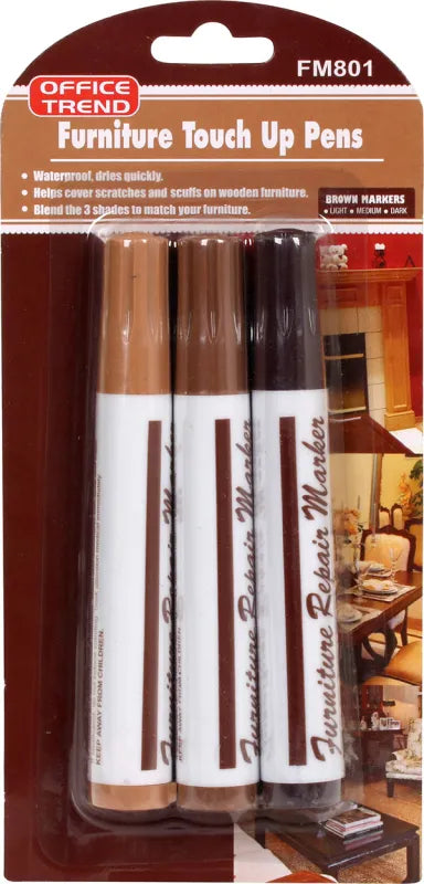 Office Trend Wooden Furniture Repair Marker-set of 3