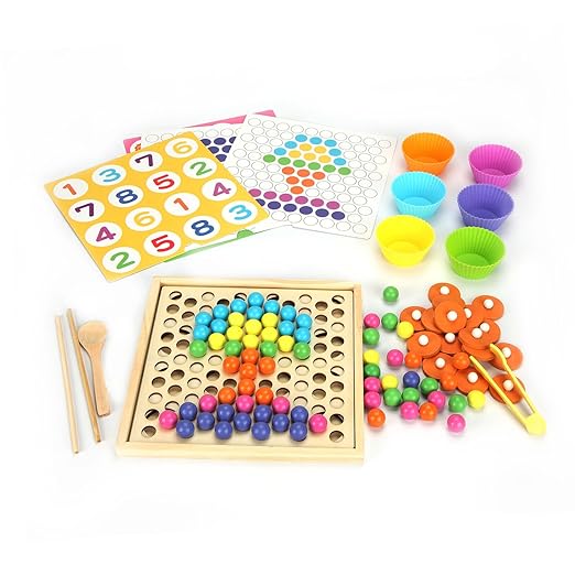 Beaded Memory Game Two-in-One