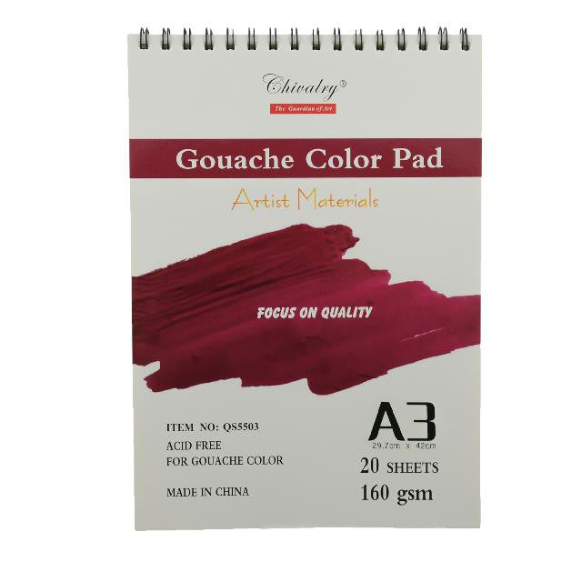 Chivalry Gouache Color Pad A4/A3