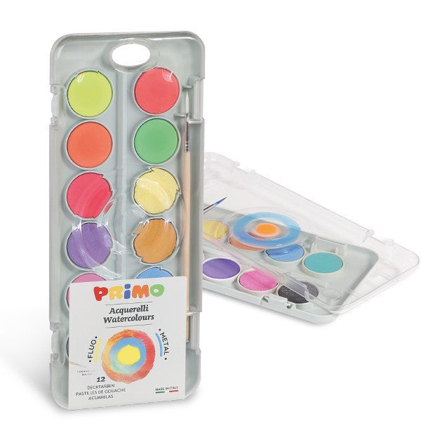 Primo Metallic and fluo watercolour