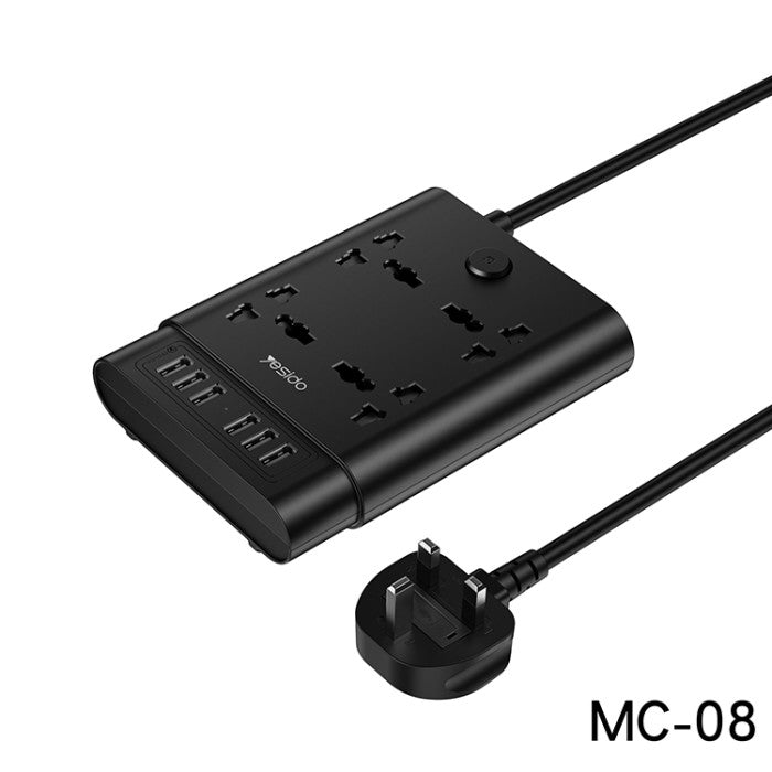 Yesido MC08 2 Meter 10 IN 1 Power Socket
