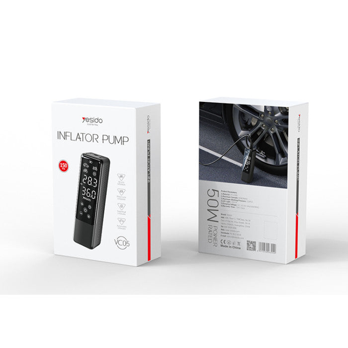 Yesido VC05 Digital Display Car Inflation Pump