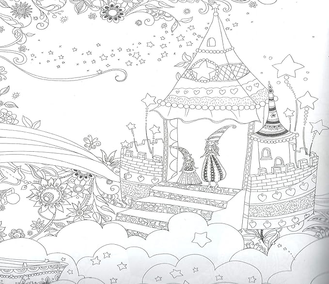 Fairy tales and magical dreams Coloring Book