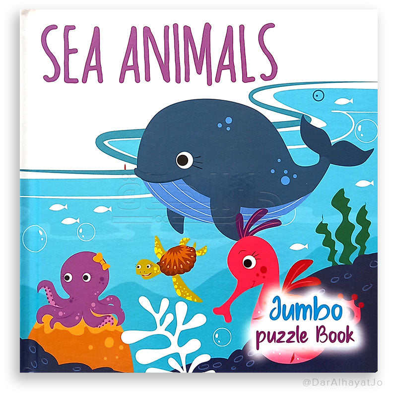 Series Jumbo Puzzle Book : Sea Animals