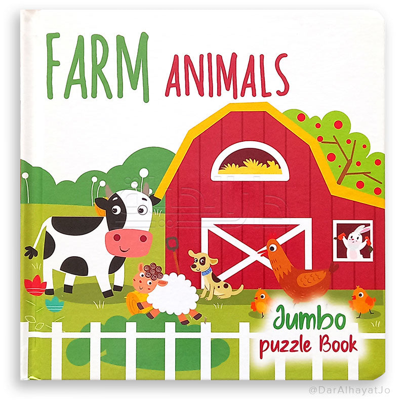 Series Jumbo Puzzle Book : Farm Animals