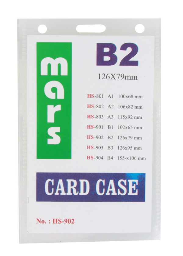 Clear Plastic Vertical Name Badge ID Card Holders