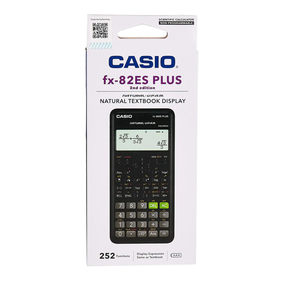 Casio Calculator 2Nd Edition #Fx-82ES Plus
