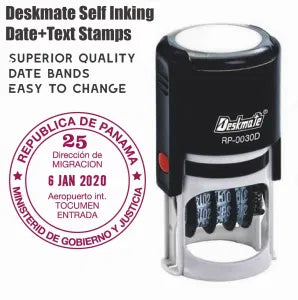 Deskmate Self-Inking Stamps Dater