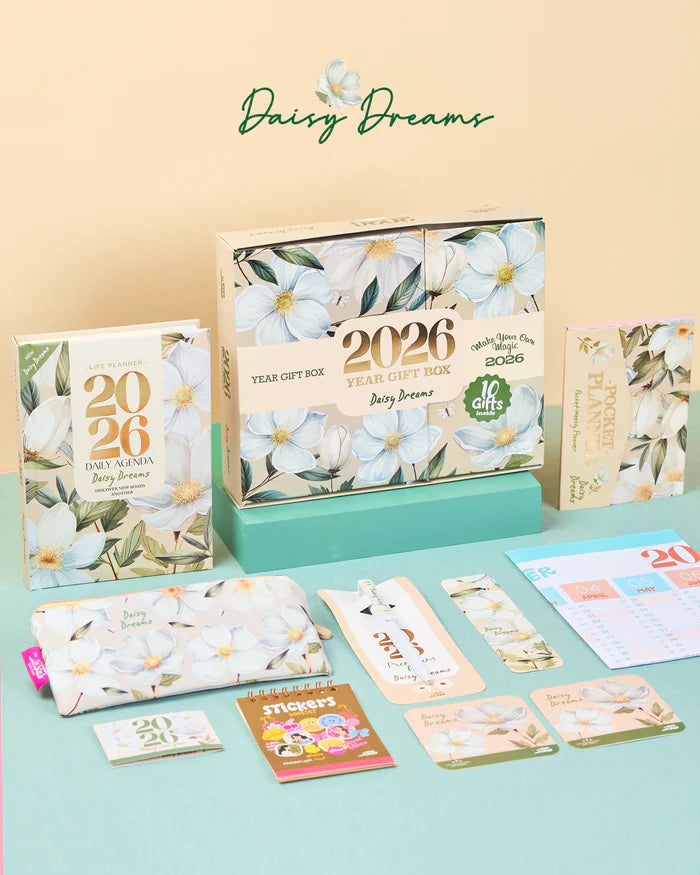 Agenda Gift Set 2026 - Daisy Dreams