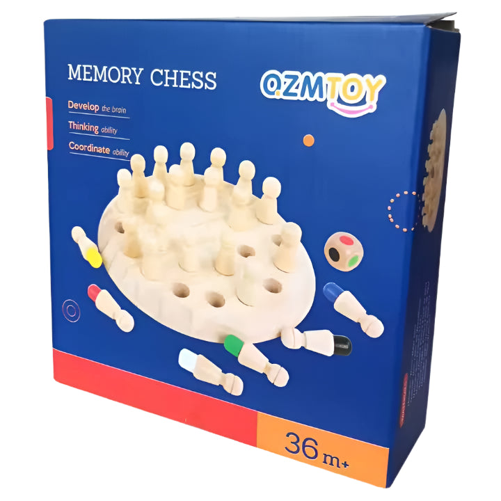 Educational Wooden Memory Chess Game