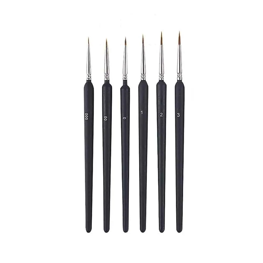 Detail Liner Brushes- set of 6