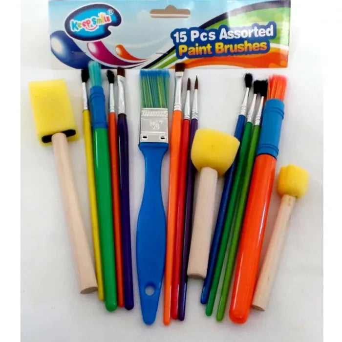15 Pc Art Brush Set