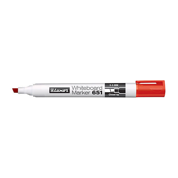 Luxor 651 Red Whiteboard Marker