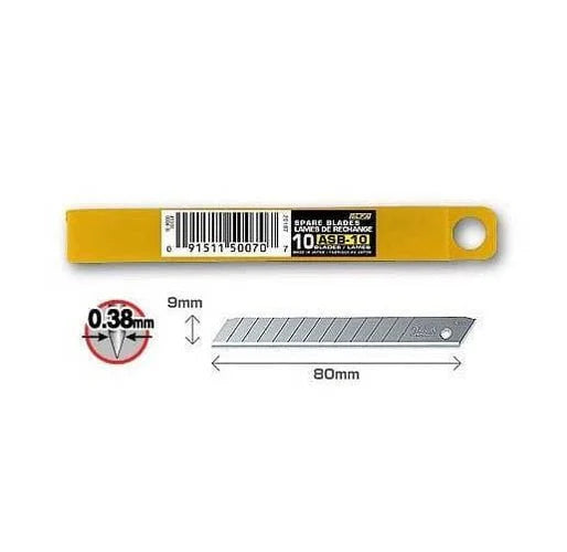 شفرات مشرط اولفا Asb-10-9mm
