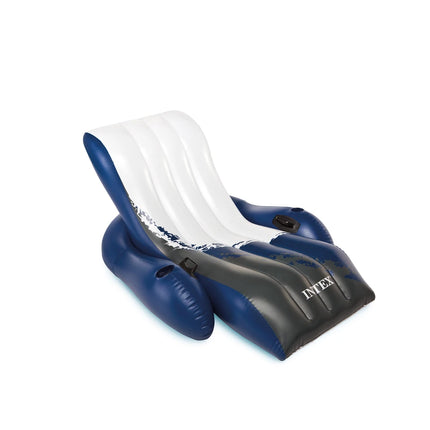 Intex Floating Recliner Lounge (Black & White) 1.8x1.35m