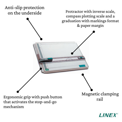 Linex DHB 3045 Desk Drawing Board A3