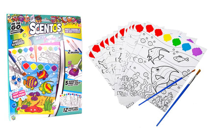 Scentos On The Go Activity Set water painting SEALIFE