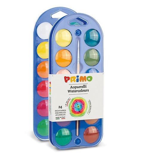 Primo Watercolour tablets 24 colours