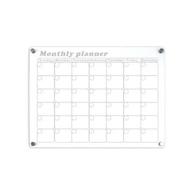 Foska Glass Dry Erase Monthly planner -40*30*0.3 cm