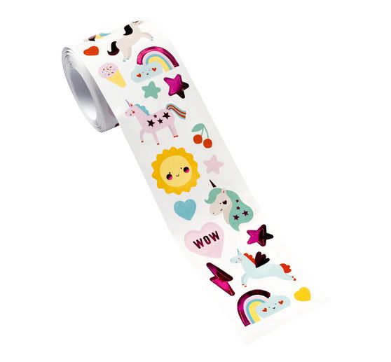 Folia sticker roll-Unicorn