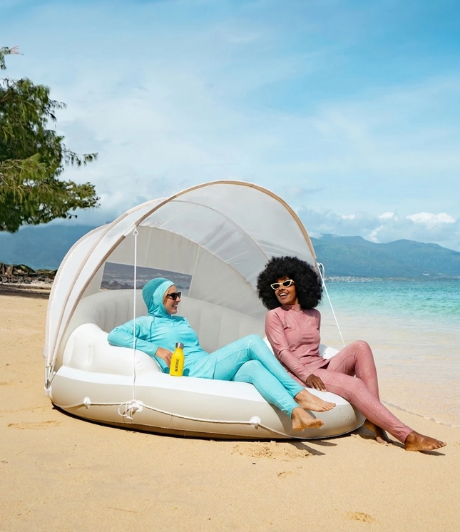 Intex Canopy Island Float Lounge 1.99x1.50m