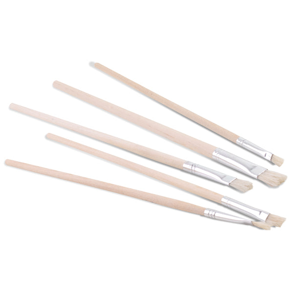 Primo flat-tipped 5 brushes