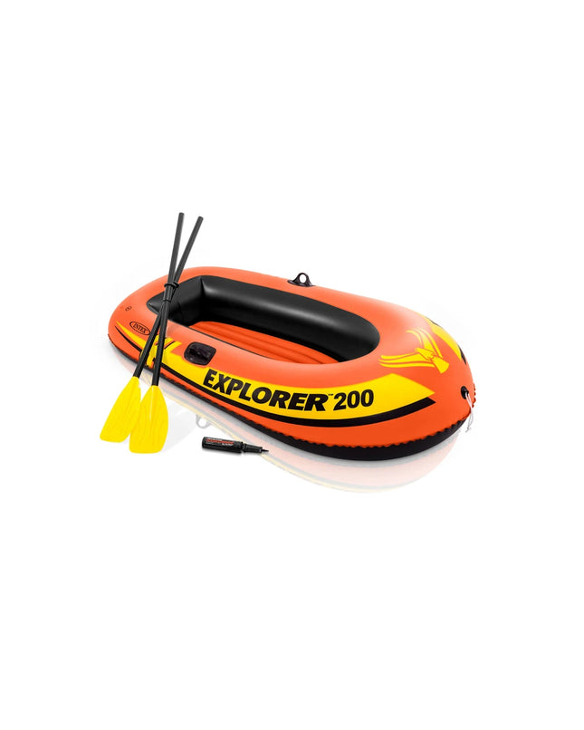 Intex Explorer 200 Boat Set (with Oars and Pump) 1.85m
