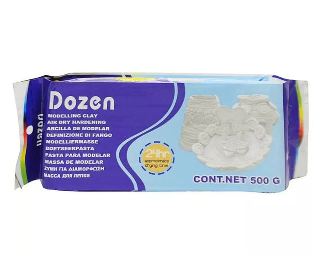 Dozen White Modeling Clay