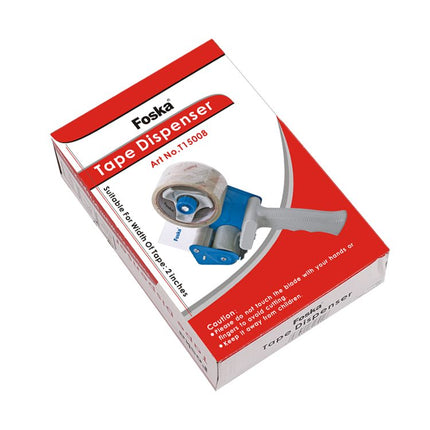 Foska 2-Inch Steel Blade Packing Tape Dispenser Gun