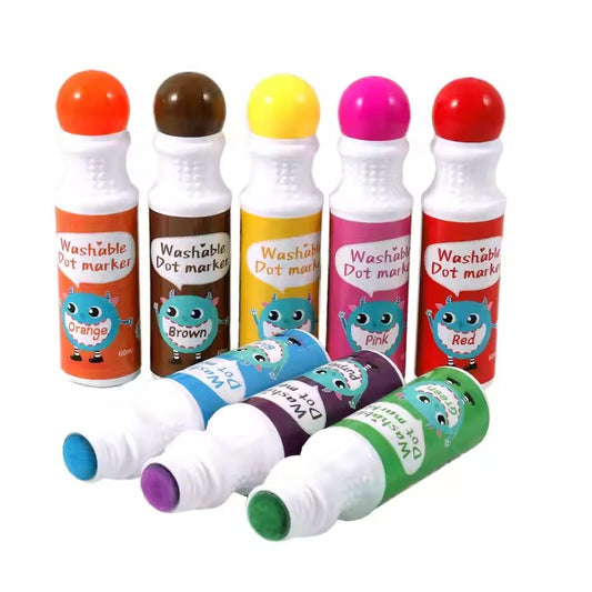 Foska Washable Dot Markers 8 color