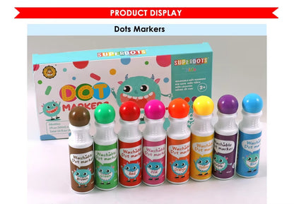 Foska Washable Dot Markers 8 color