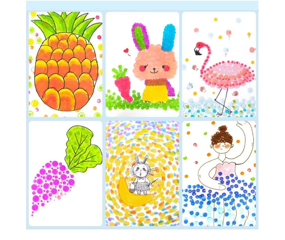 Foska Washable Dot Markers 8 color