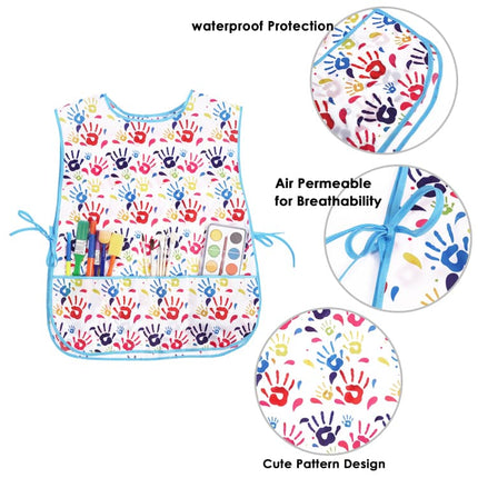 Foska Children Waterproof Artist Painting Aprons #PA2003