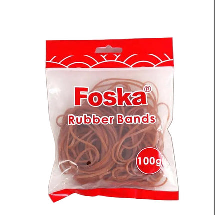 Foska Brown Rubber Bands