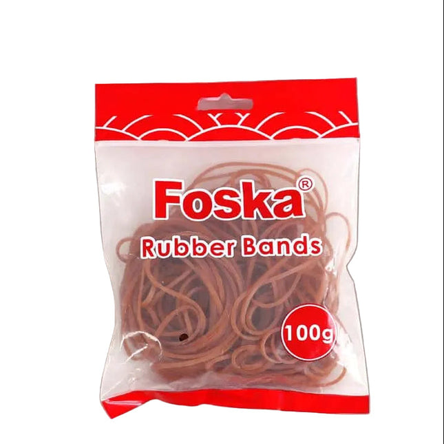 Foska Brown Rubber Bands