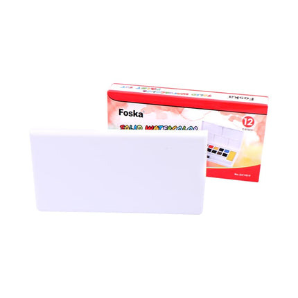 Foska Quality Solid Watercolor Paint Set -12Color