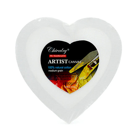 Chivarly Heart Shape Artist Canvas 280g