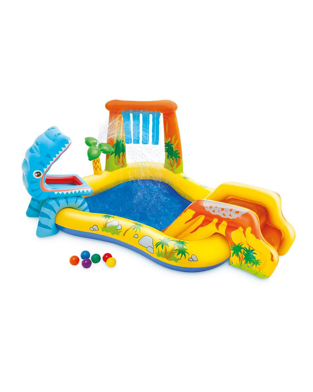 Intex Dinosaur Play Center with Slide 2.49x1.91x1.09m