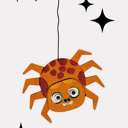 Happy Spider Wooden Craft Box