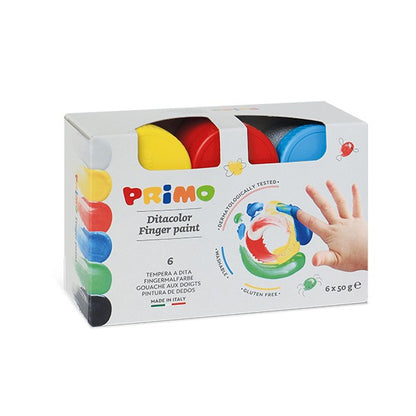 Primo Finger paint 6 colours