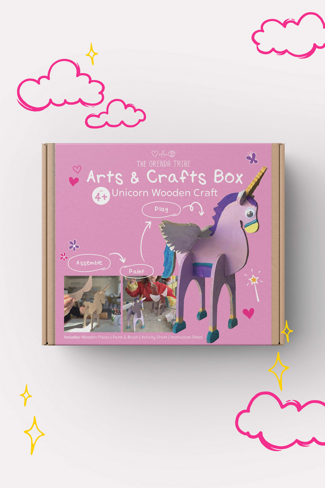Unicorn Wooden Craft Box
