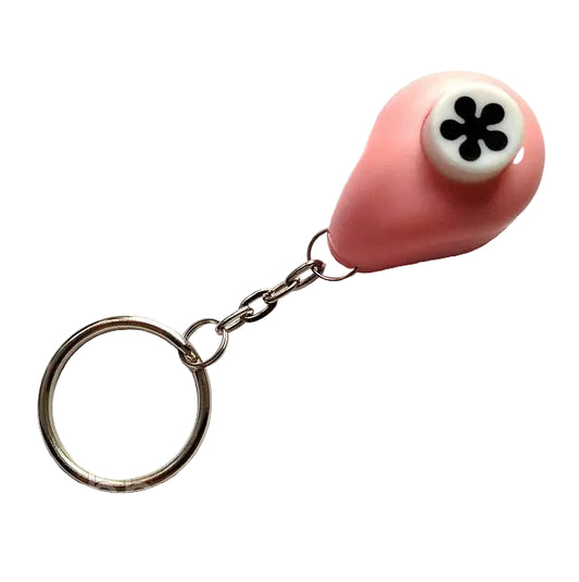 Key Chain Paper Punch Flower shape