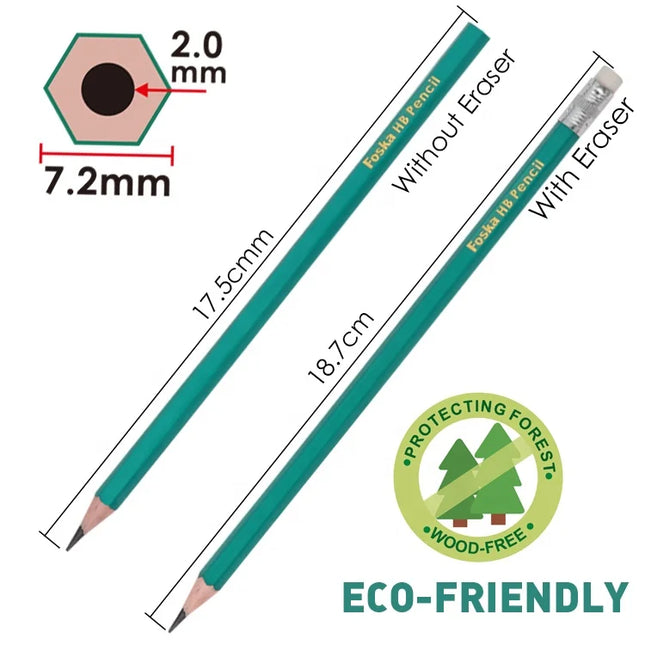 Foska HB Pencils without Eraser