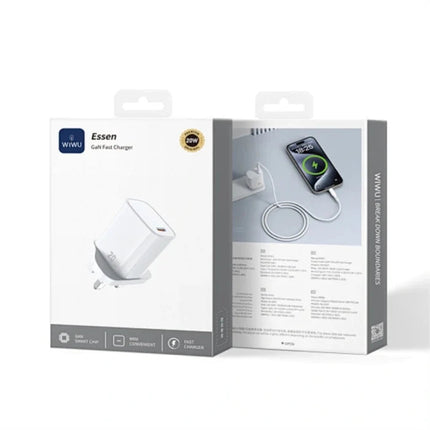 محول شاحن سريع WiWU Wi-G007 Essen GaN (20 واط)